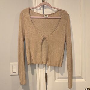 Keyhole subtle sparky cardigan
